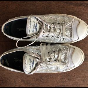Converse sequin shoes